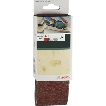 Brusný papír Bosch Accessories 2609256201 brusný pás Zrnitost 100 (d x š) 410 mm x 65 mm 3 ks