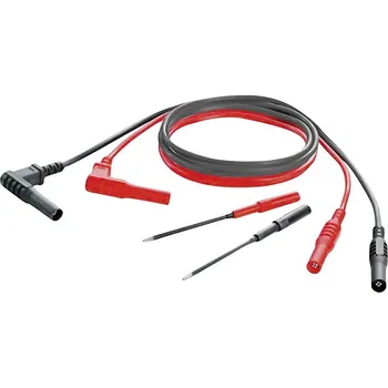 Měřicí kabel Weidmüller PS_ZQV_SET sada bezpečnostních měřicích kabelů lamelová zástrčka 4 mm lamelová zástrčka 4 mm 1.00 m černá, če