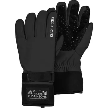 Rukavice Dětské lyžařské rukavice Didriksons Lovas Five Black 060 5