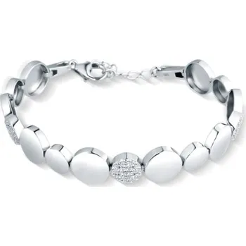 Náramek Stříbrný náramek se zirkony