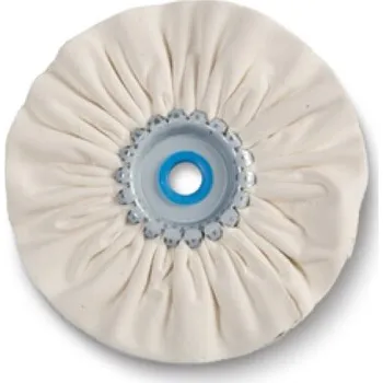 Brusný kotouč Hadrový leštící kotouč pevný na nerez 150x15mm, střední II. postup