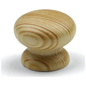 Nábytkové kování TULIP Knop Adam borovice lakovaná+šroubek (TULIP Knop Adam borovice lakovaná+šroubek)