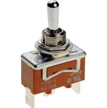 vypínač Panasonic T115HULCSAFJ T115HULCSAFJ páčkový spínač 250 V/AC 15 A 1x zap/vyp/(zap) s aretací/0/bez aretace 1 ks