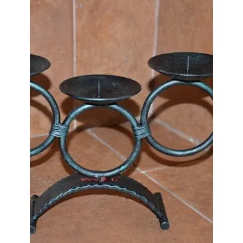 Svícen Kovový svícen Radost