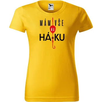 Dámské tričko DOBRÝ TRIKO Dámské tričko Mám vše na háčku Barva: Žlutá, Velikost: 2XL