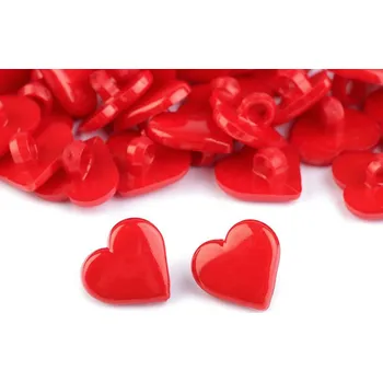 Knoflík Knoflík srdce velikost 24"