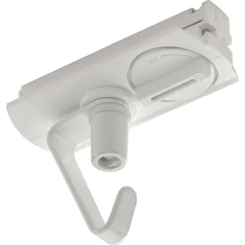 Příslušenství pro svítidlo BIG WHITE ADAPTÉR, pro vysokonapěťovou proudovou sběrnici 1fázovou, bílý, elektrický, s hákem 143171