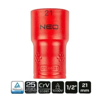 Autodílna Hlavice gola, šestihran, 1/2", 21 mm, , TOPEX, 01-190