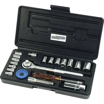 Klíč Brüder Mannesmann sada nástrčných klíčů, metrický, 1/4 (6,3 mm), 3/8, 20dílná, M 206