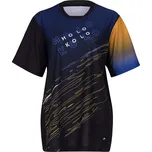 HOLOKOLO Cyklistický dres s krátkým rukávem - UNIVERSE MTB - hnědá/černá