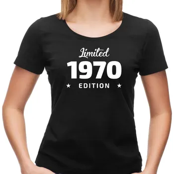 Dámské tričko Dámské Tričko LIMITED EDITION - ROČNÍK - Černé Velikost: XS, Ročník: 1976