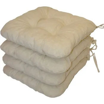 Podsedák Nábytek PEGAS Sedák UNI barva světle béžový melír - set 4 kusy