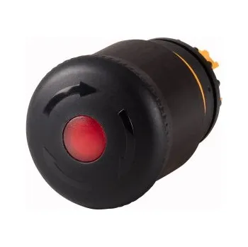 EATON 271540 M22S-PVLT Ovládací hlavice zastavení, otočná, prosvětlená, černá