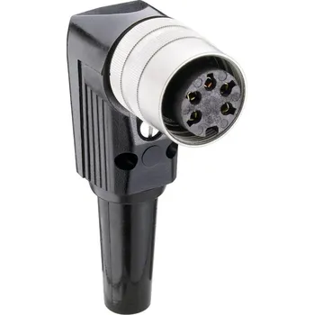 Elektrická zásuvka Lumberg WKV 70 DIN kruhový konektor zásuvka, zahnutá Pólů: 7 stříbrná 1 ks