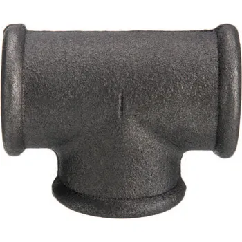 Fitinka T-kus černý 5/4"