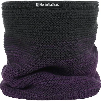 Nákrčník nákrčník Horsefeathers Lota Knitted Neck Warmer - Prune/Phantom one size