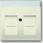 Busch-Jaeger kryt modulární jack sada perlově bílá, krémově bílá 2CKA001710A3158 1 ks