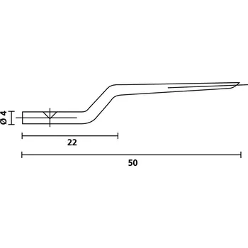 HellermannTyton NA1K/3 PRONG-ML Náhradní trny Množství: 1 ks