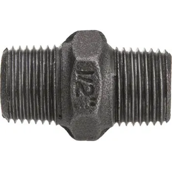 Fitinka Vsuvka černá 6/4"