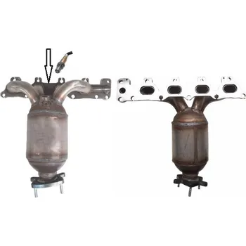 Katalyzátor Výfuk JMJ - katalyzátor výfuku OPEL Astra G 1.6i -16V, OPEL Astra H 1.6i -16V, OPEL Astra H GTC 1.6i -16V (PR 1091023 [090-015])