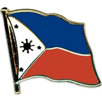 Odznak (pins) 20mm vlajka Filipíny - barevný