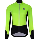 HOLOKOLO Cyklistická zateplená bunda - CLASSIC LADY - černá/zelená