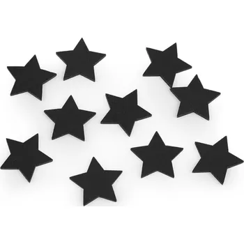 Vánoční dekorace Dřevěná hvězda k nalepení Ø30 mm