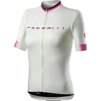 cyklistický dres CASTELLI Cyklistický dres s krátkým rukávem - GRADIENT LADY - ivory