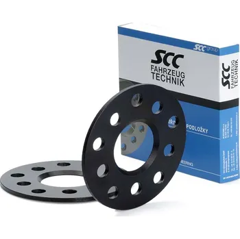 Tuning Rozšiřovací podložky SCC 3mm 5/108*5/110 - 65,1 mm, 10289W černé