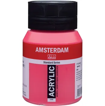 Vodová barva Akrylová barva Amsterdam Standard - 348 Permanent Red Purple Objem: 500 ml
