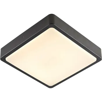 BIG WHITE AINOS SQUARE SENSOR Outdoor, nástěnné a stropní LED svítidlo, antracitové, spínač CCT 3000/4000K 1003452