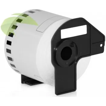 Kotouček do pokladny a tiskárny štítků TONERSYP etikety pro Brother DK-22251, 62mm x 15,24m, role pro černo-červený tisk, bílá