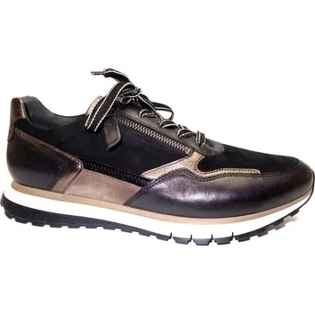 Dámské polobotky Vycházková obuv, Gabor, šíře H, černo-béžová: Černá Ostatní kůže 28,9 43 H - rozšířená (27320-27321)