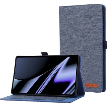 Pouzdro na tablet VSECHNONAMOBIL 43888 FABRIC Zaklápěcí obal pro Realme Pad Mini modrý