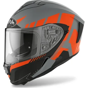 Helma na motorku Přilba SPARK Rise, AIROH (matná oranžová) 2022 (Velikost: L)