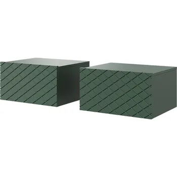 Noční stolek BOGART. Sada 2 závěsných nočních stolků Scalia 50 1SZ, labrador matt