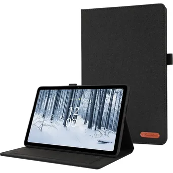 Pouzdro na tablet VSECHNONAMOBIL 57290 FABRIC Zaklápěcí obal pro Nokia T21 černý