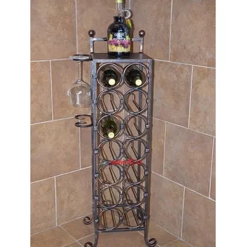 Chlazení Kovaný stojan na víno Stolička 4