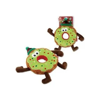 Volný čas VÁNOČNÍ Hračka pes GiGwi Donut 21cm