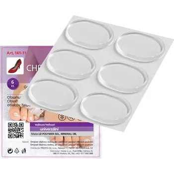 Vložka do bot Chránič otlaků do obuvi Dr. Grepl 6 ks - průhledný