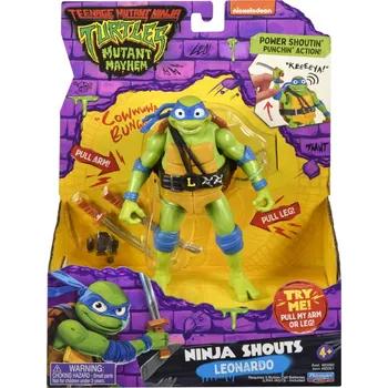 Figurka Playmates Toys TMNT Mutant Mayhem - Interaktivní Leonardo 14 cm