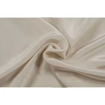 Hedvábný krepdešín, béžový, sartor.cz