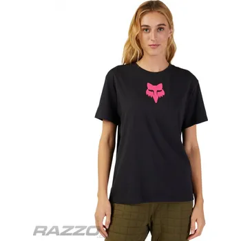Dámské tričko Dámské tričko FOX Womens Fox Head SS Tee Black Pink M