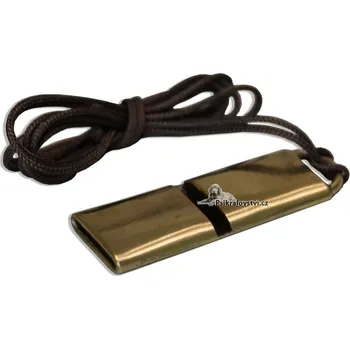 Výcviková píšťalka MZ - potřeby pro lovecké psy Píšťalka z kulového náboje kovová + šňůrka zdarma