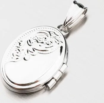 Přívěsek Přívěsek bílé zlato 585 medailonek 147P-130544