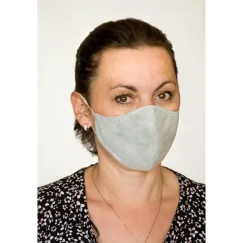 rouška Ochranná rouška se stříbrem - maska - třívrstvá - bílá - 140
