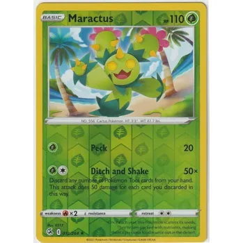 Karetní hra Pokémon karta Maractus 012/264 Reverse Holo - Fusion Strike