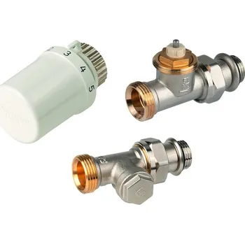 Hlavice pro radiátor Honeywell Resideo termostatický set s připojením na potrubí vnějším závitem, přímý, 1/2", VTL3036DS15