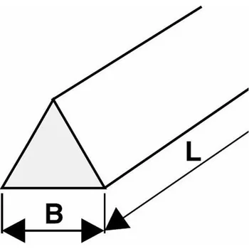 Brusný kotouč Tyrolit T430654 | Brousící a obtahovací kámen trojúhelníkový 20x200 mm, zrno 120, tvrdost O, tvar 9020