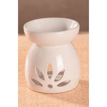 Aroma lampa Paramit KVĚTA Aromalampa bílá 11 cm